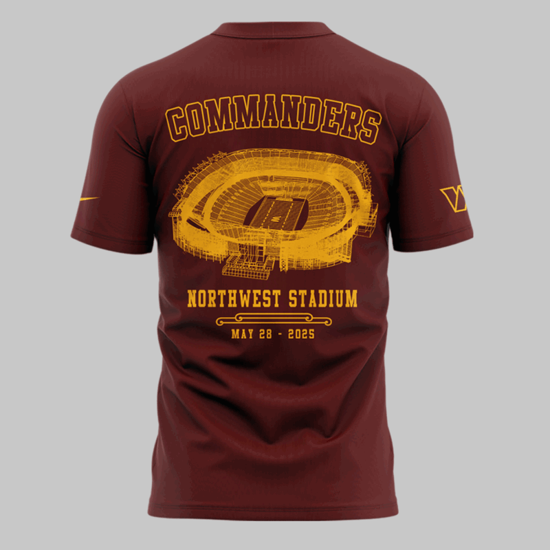Limited Edition M72 World Tour x Washington Commanders Tshirt 2025 - Image 3