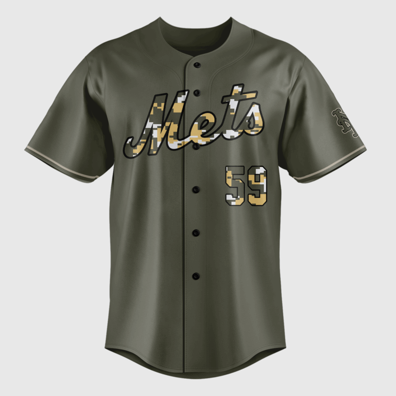 Special New New York Mets Sean Manaea Camo Jersey 2025 - Image 2