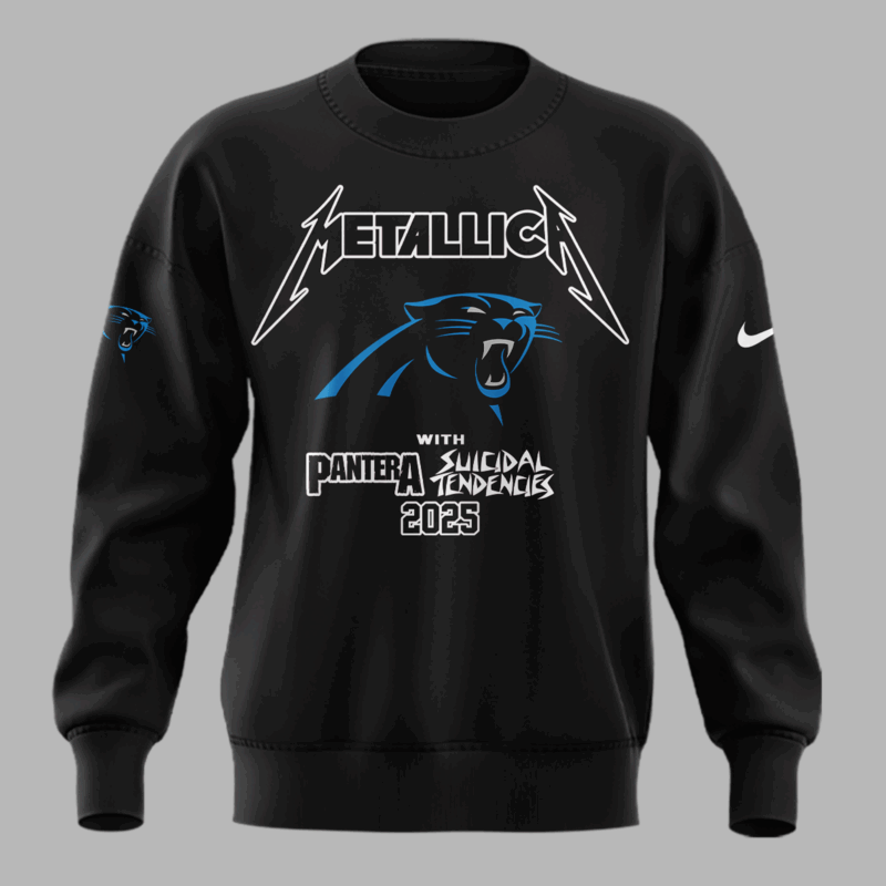 Limited Edition M72 World Tour x Carolina Panthers Black Sweat 2025 - Image 2