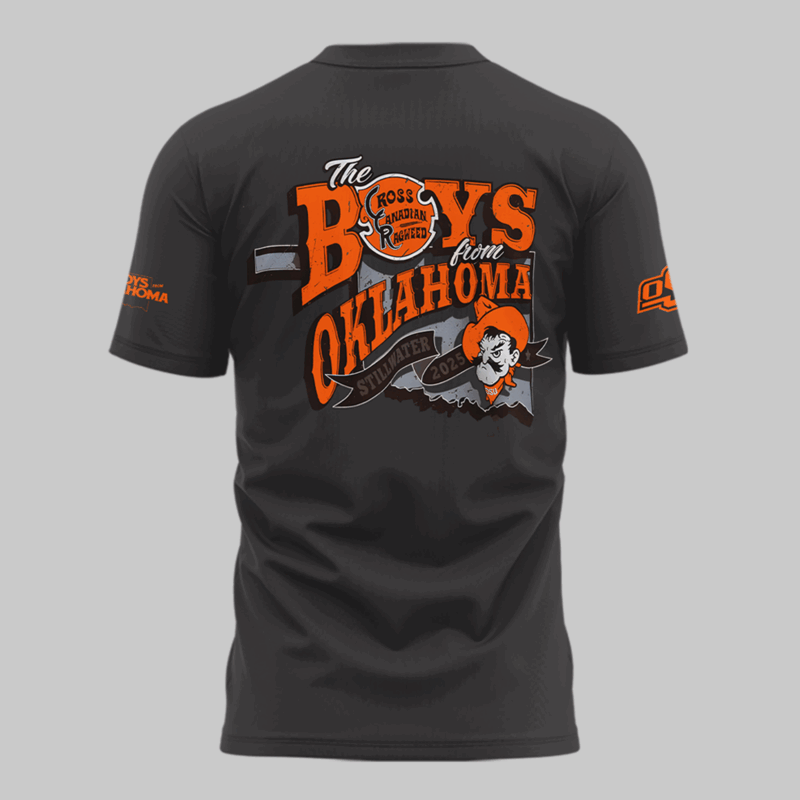Cowboys Limited The Boys From Oklahoma Black T shirt 2025 - Image 3