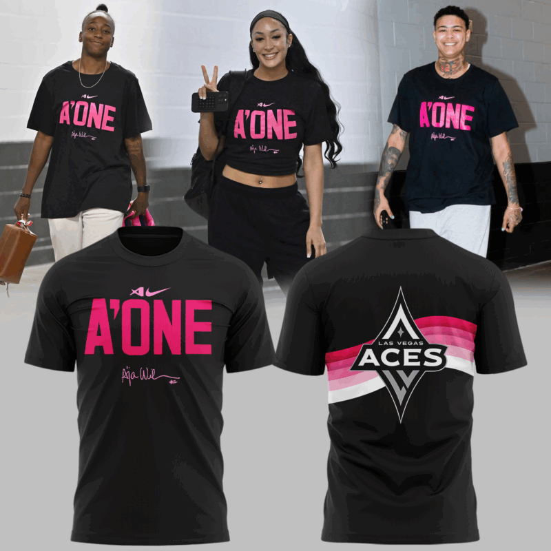 Special New A’ONE Las Vegas Aces T shirt  2025