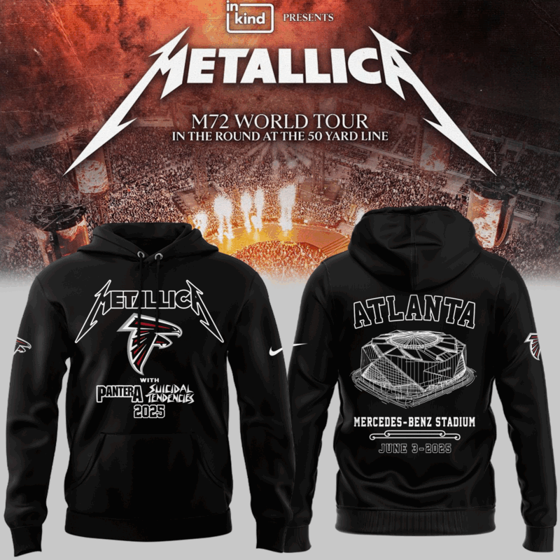 Limited Edition M72 World Tour x Atlanta Falcons Hoodie 2025