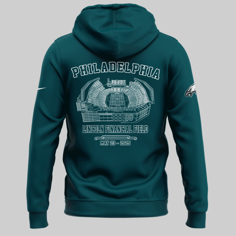 Limited Edition M72 World Tour x Philadelphia Eagles Hoodie 2025 - Image 3