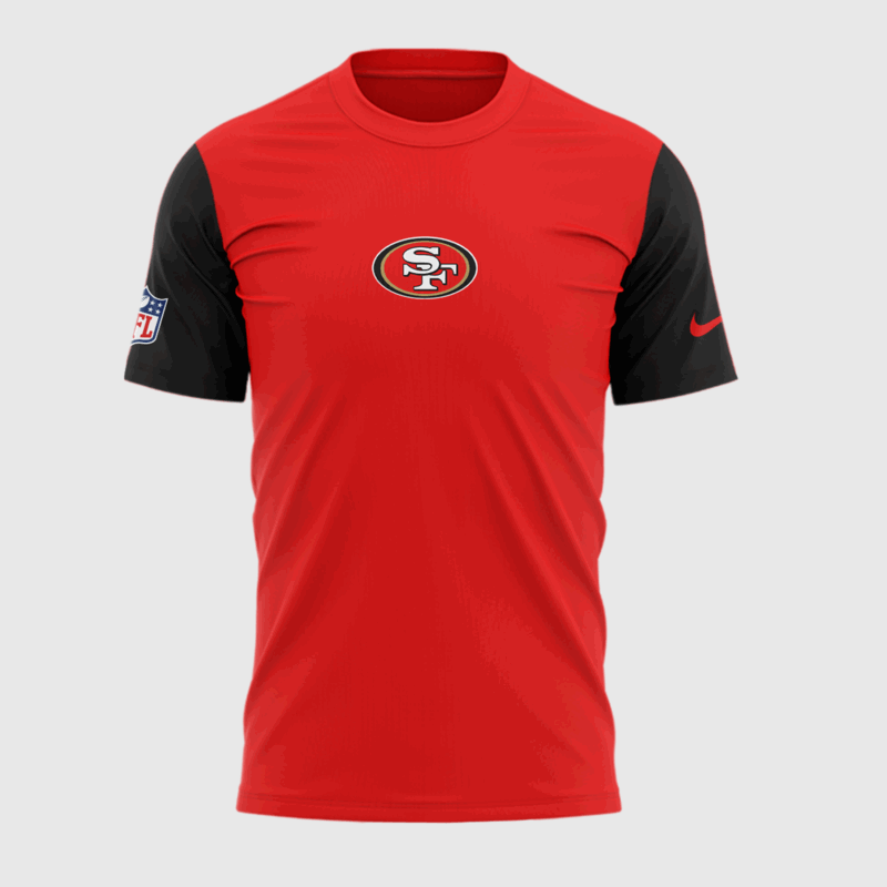 Limited Edition San Francisco 49ers Red Tshirt 2025 - Image 2