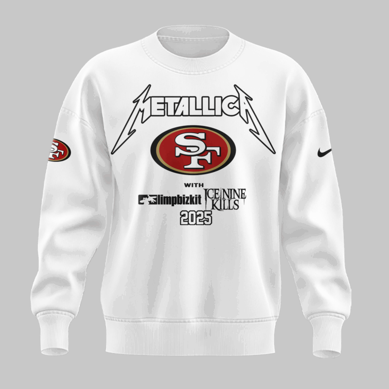 Limited Edition M72 World Tour x San Francisco 49ers White Sweat 2025 - Image 2
