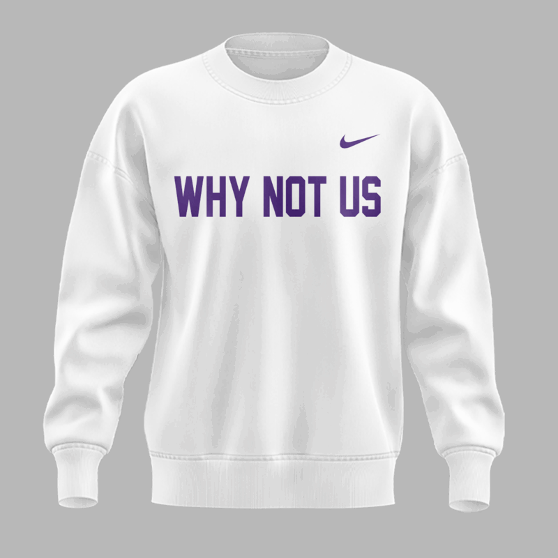 Limited Edition Clemson Softball ” Why Not US” White Sweat 2025 - Image 2