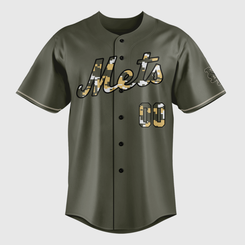 Special New New York Mets Camo Jersey 2025 Custom - Image 2