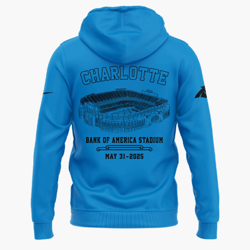 Limited Edition M72 World Tour x Carolina Panthers Hoodie 2025 - Image 3