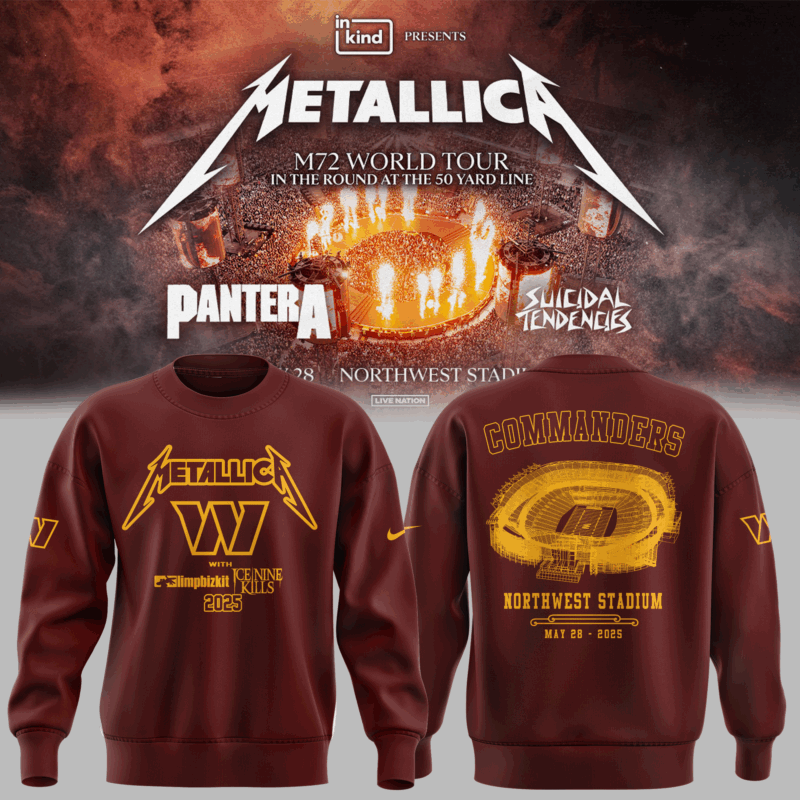 Limited Edition M72 World Tour x Washington Commanders Sweat 2025