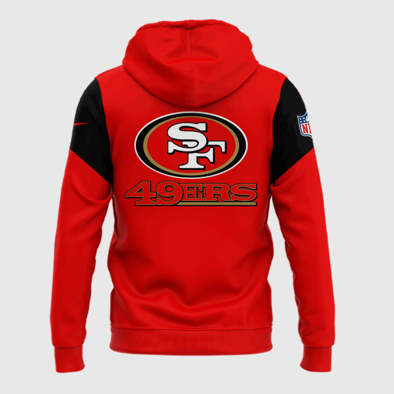 Limited Edition San Francisco 49ers Red Hoodie 2025 - Image 3