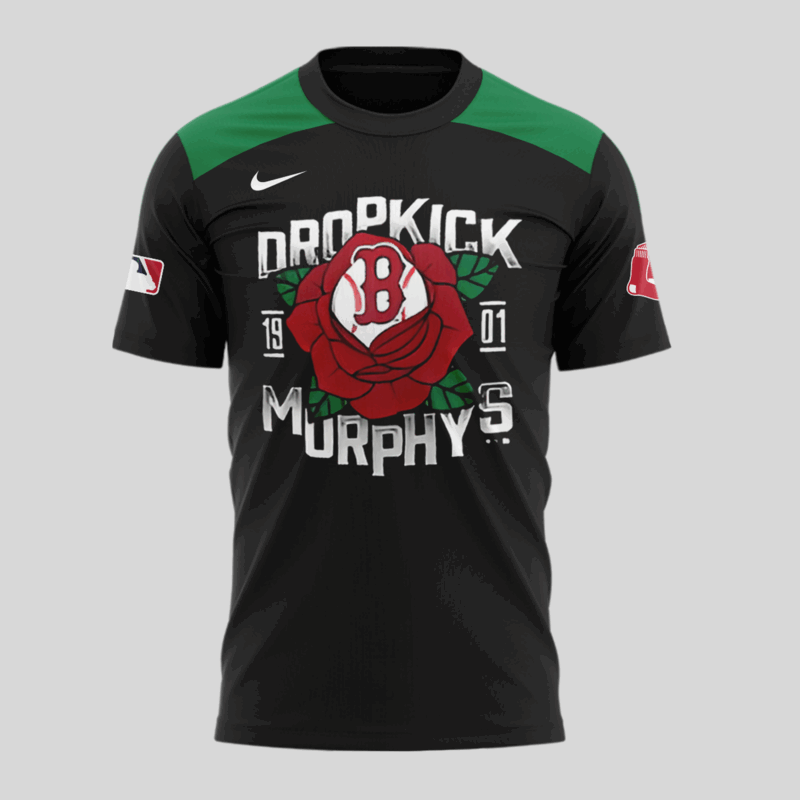 Limited edition Boston Red Sox x Dropkick Murphys Night 2025 Tshirt - Image 2