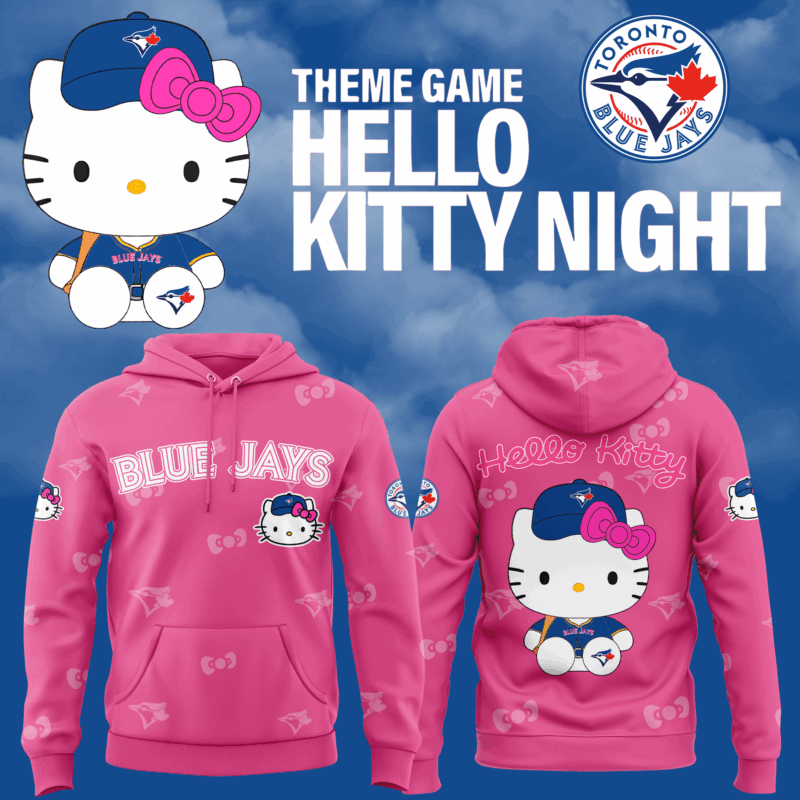 Toronto Blue Jays x Hello Kitty Special Edition 2025 Hoodie
