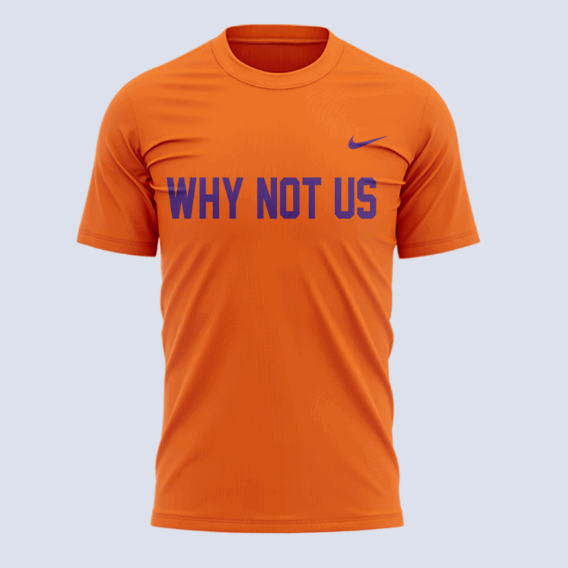 Limited Edition Clemson Softball " Why Not US" Tshirt 2025 - Image 2