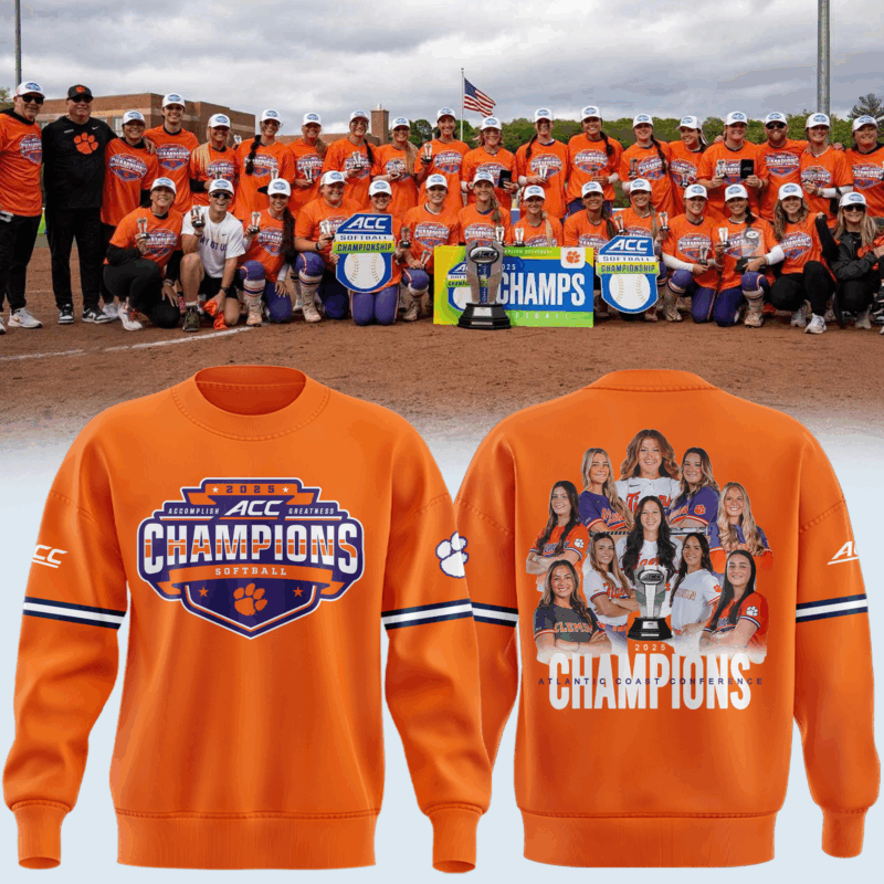 Limited Edition Clemson Softball ACC Champions Sweat 2025