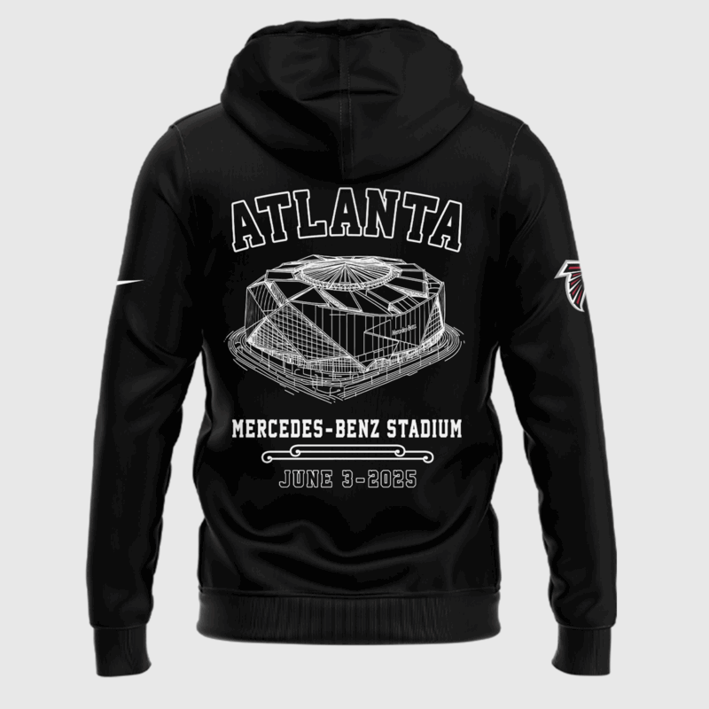 Limited Edition M72 World Tour x Atlanta Falcons Hoodie 2025 - Image 3