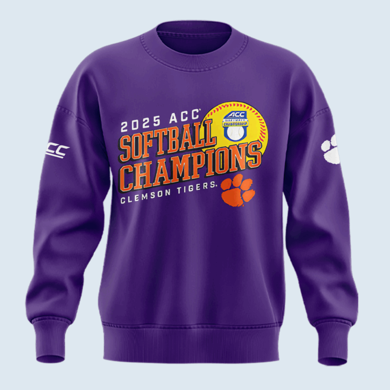 Limited Edition Clemson Softball ACC Champions Sweat 2025 - Image 2