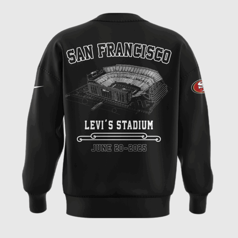Limited Edition M72 World Tour x San Francisco 49ers Black Sweat 2025 - Image 3