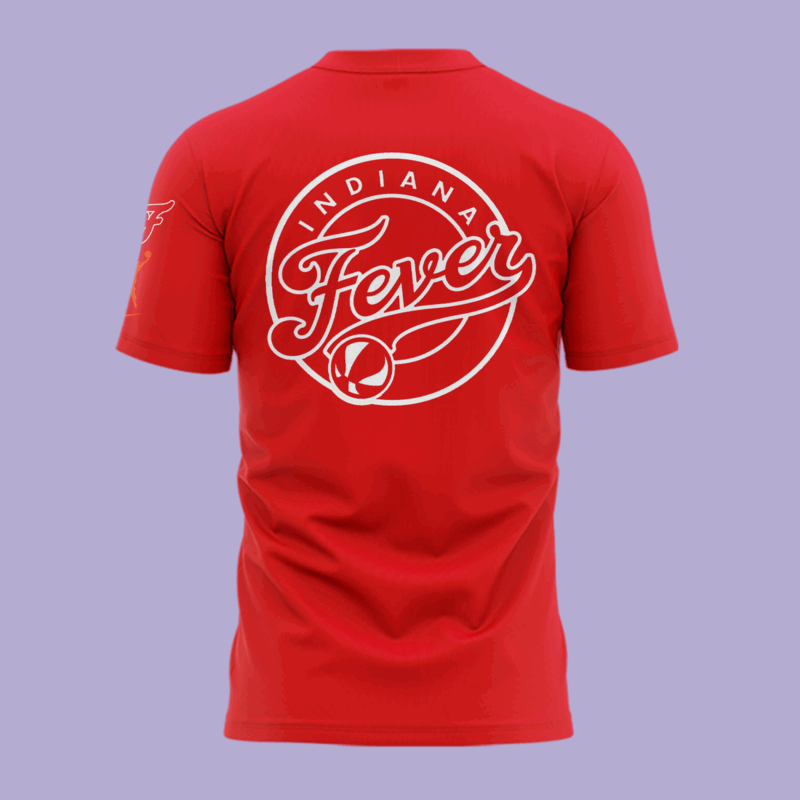 Special New Edition 2025 Indiana Fever Red TShirt - Image 3