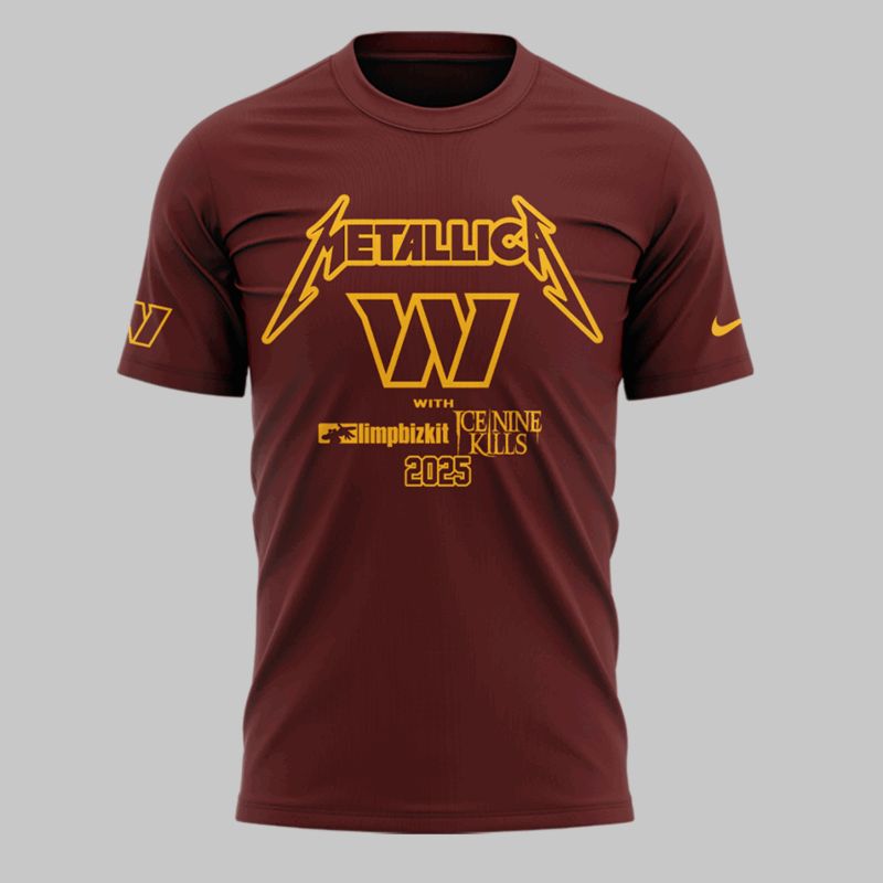 Limited Edition M72 World Tour x Washington Commanders Tshirt 2025 - Image 2
