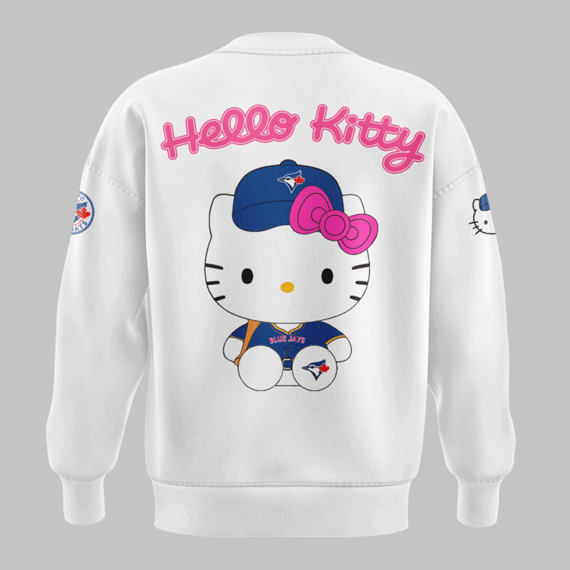 Toronto Blue Jays x Hello Kitty Special Edition 2025 SWEATSHIRT - Image 3