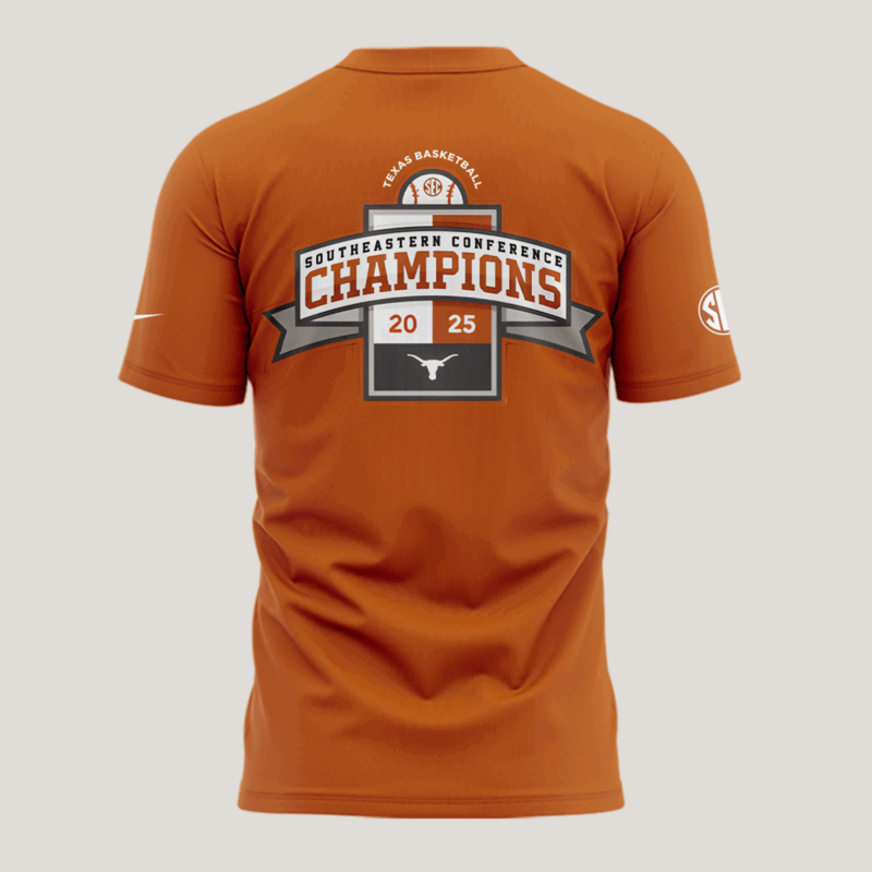 Texas Baseball SEC CHAMPIONS 2025  limited edition  T SHIRT - Image 3