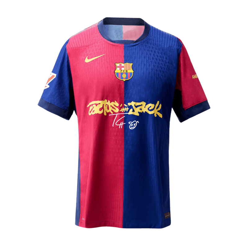 Limited Edition FC BARCELONA x TRAVIS SCOTT 24/25 men's home jersey signed by the Travis Scott - Image 2