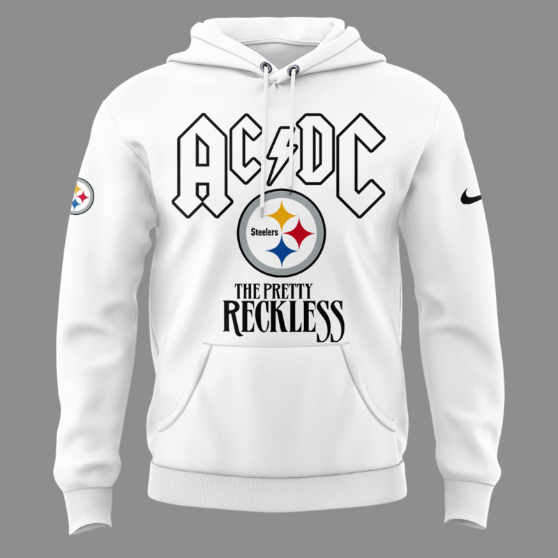 Limited Edition AC/DC x Pittsburgh Steelers Hoodie 2025 - Image 2