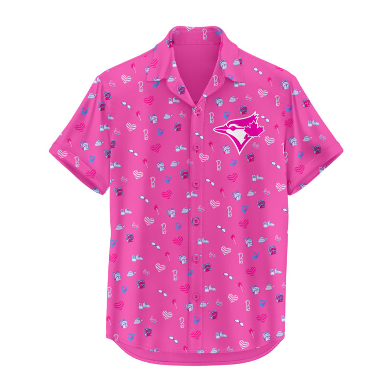 Limited Edition Blue Jays Barbie Special Hawaii Shirt I - Image 2