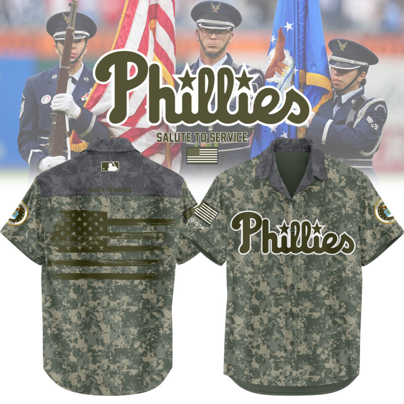 Limited Edition Phillies Army Special Hawaii Shirt I