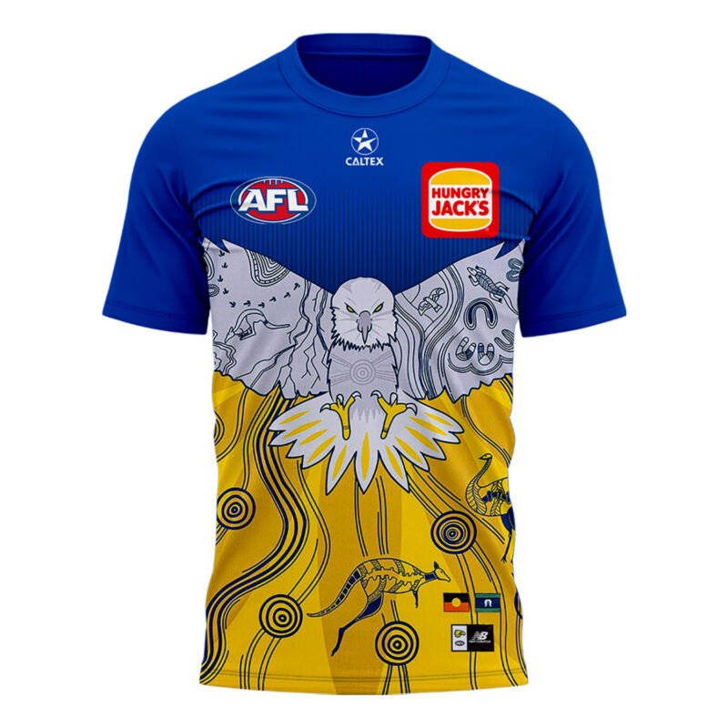 West Coast Eagles Special Edition Tshirt 2025 - Image 2