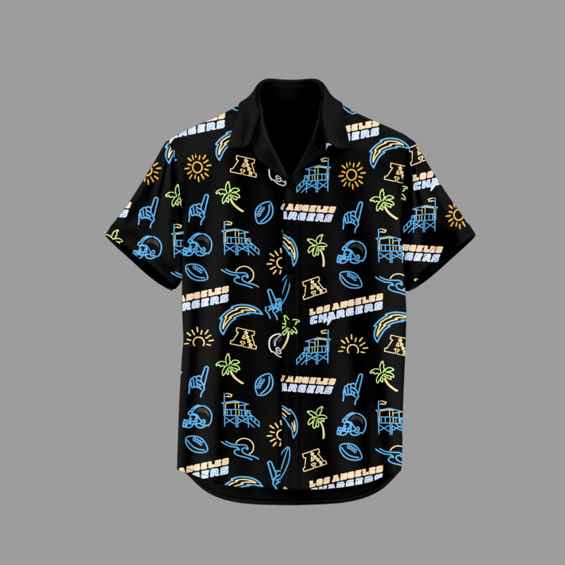 Limited Edition Los Angeles Chargers Hawaii Shirt 2025 - Image 2