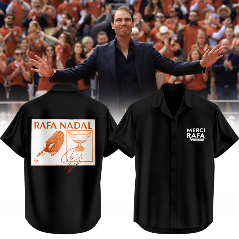 Exclusive Versio Rafael Nadal Black Hawaii Shirt 2025