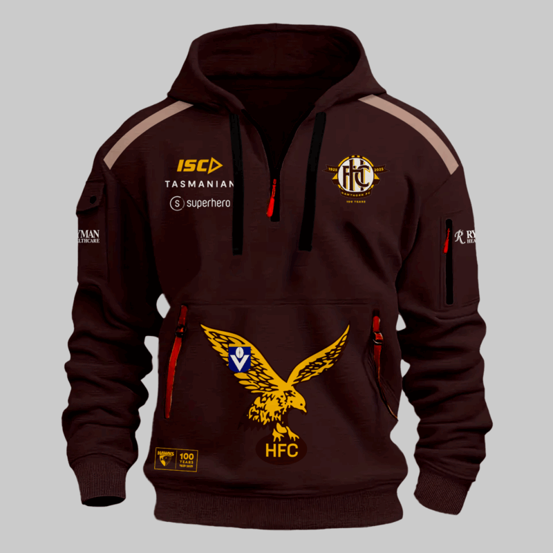 Limited Edition Hawthorn FC New Hoodie 1925-2025 - Image 2