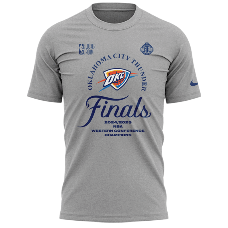 Exclusive Versio OKC Thunder Western Conference Champions Tshirt 2025 - Image 2