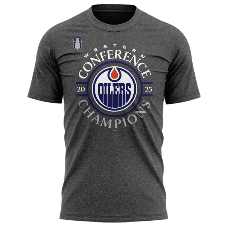 Exclusive Versio Edmonton Oilers Western Conference Back to Back Champs Tshirt - Image 2