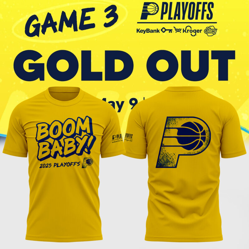 Special New Indiana Pacers Boom Baby Tshirt 2025