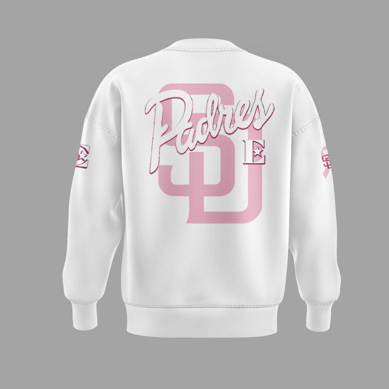 Limited Edition Elton John x San Diego Padres White Sweat 2025 - Image 3