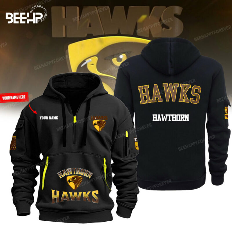 Hawthorn Hawks Quarter Zipper Hoodie