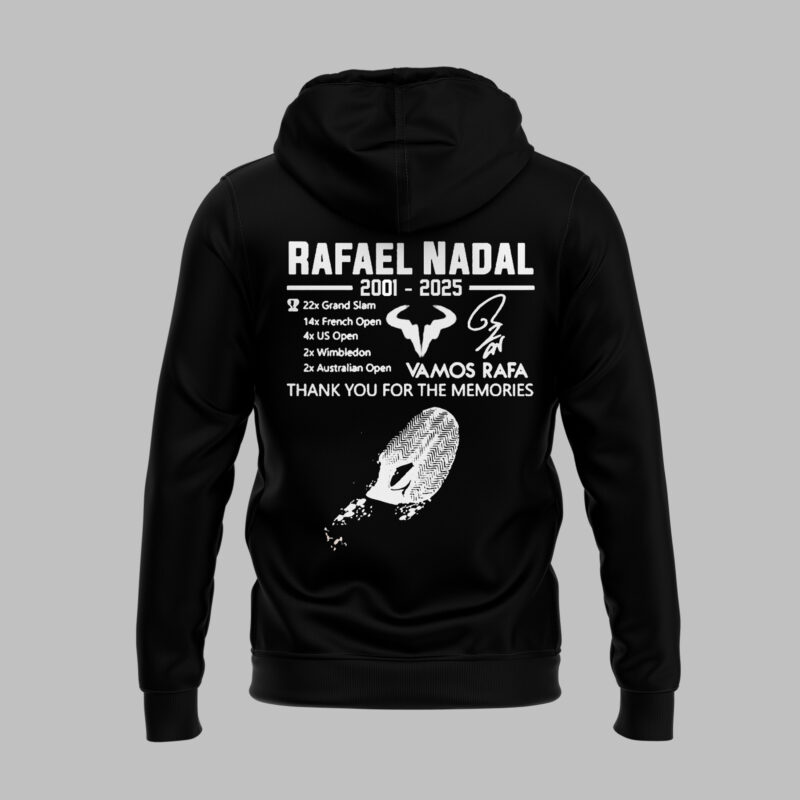 Exclusive Versio Rafael Nadal Black Hoodie 2025 - Image 3