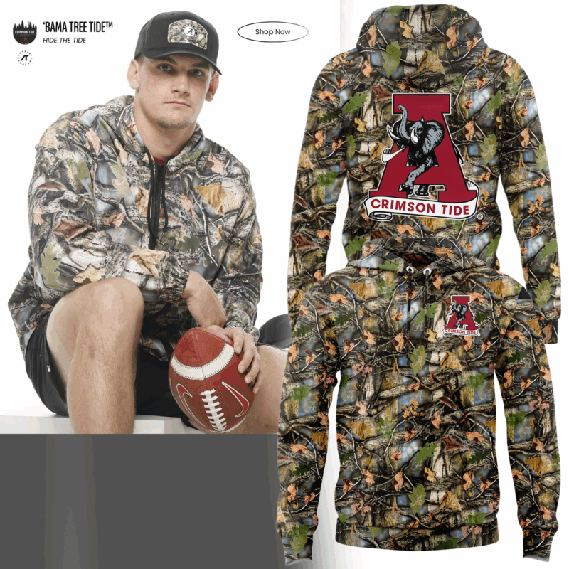 Alabama Crimson Tide Camo Limited Edition 2025  Hoodie