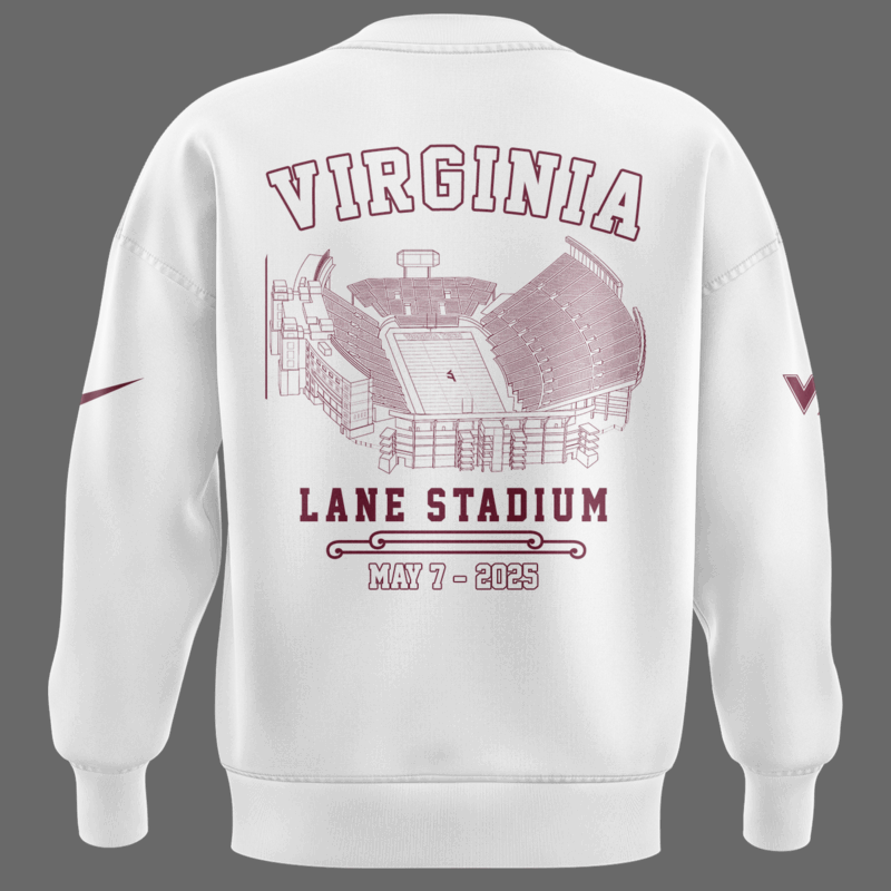 Limited Edition M72 World Tour x Virginia Tech Hokies White Sweat 2025 - Image 3