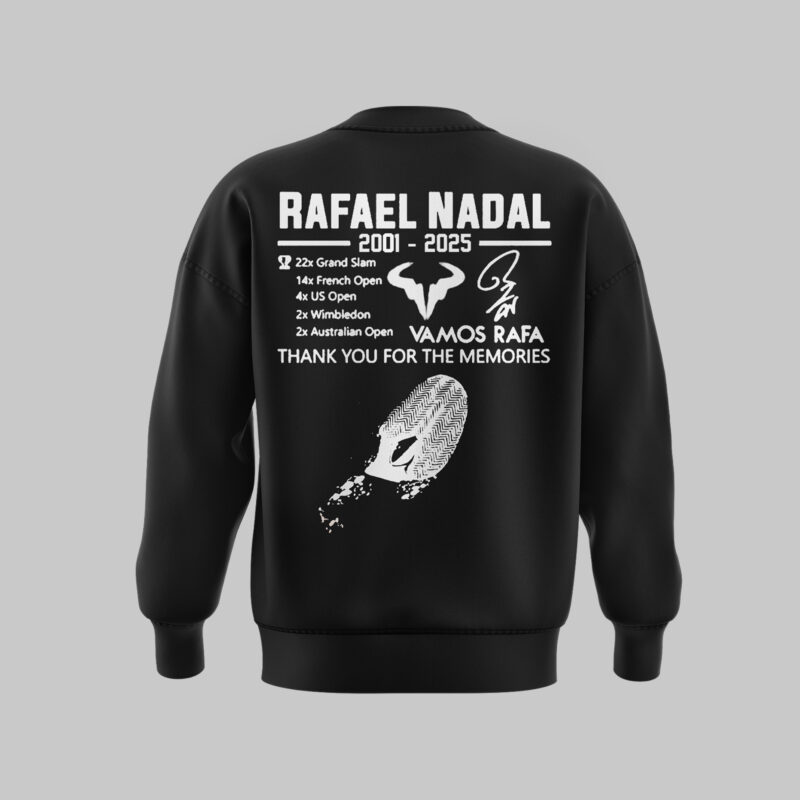 Exclusive Versio Rafael Nadal Black Sweat 2025 - Image 3
