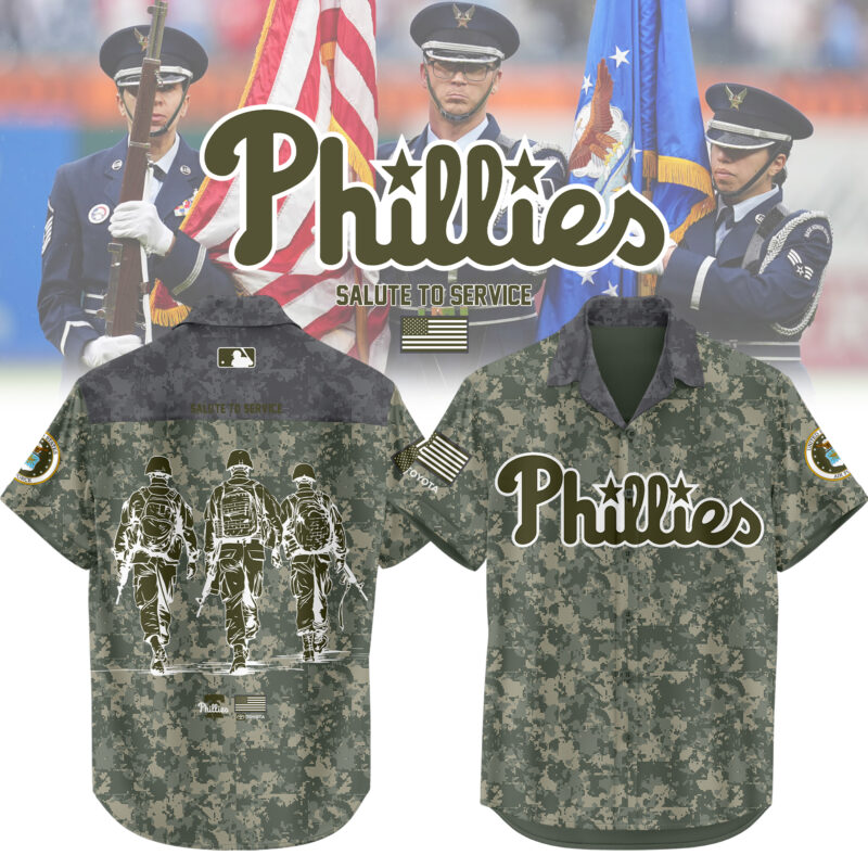 Limited Edition Phillies Army Special Hawaii Shirt