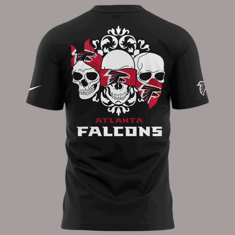 Limited Edition M72 World Tour x Atlanta Falcons Black Tshirt 2025 - Image 3