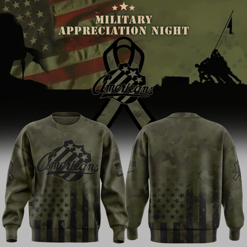 Limited Edition Rochester Americans x Military Appreciation Sweat 2025