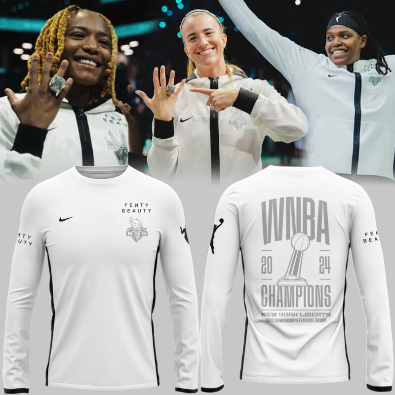 Limited Edition WNBA Champions New York Liberty Long Sleeve Shirt