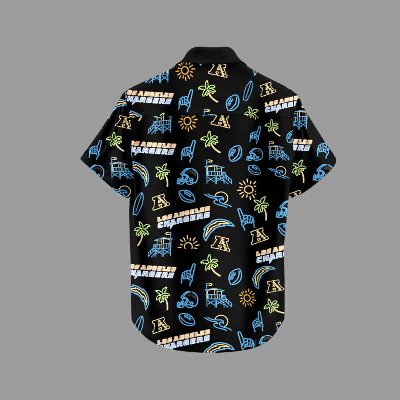 Limited Edition Los Angeles Chargers Hawaii Shirt 2025 - Image 3
