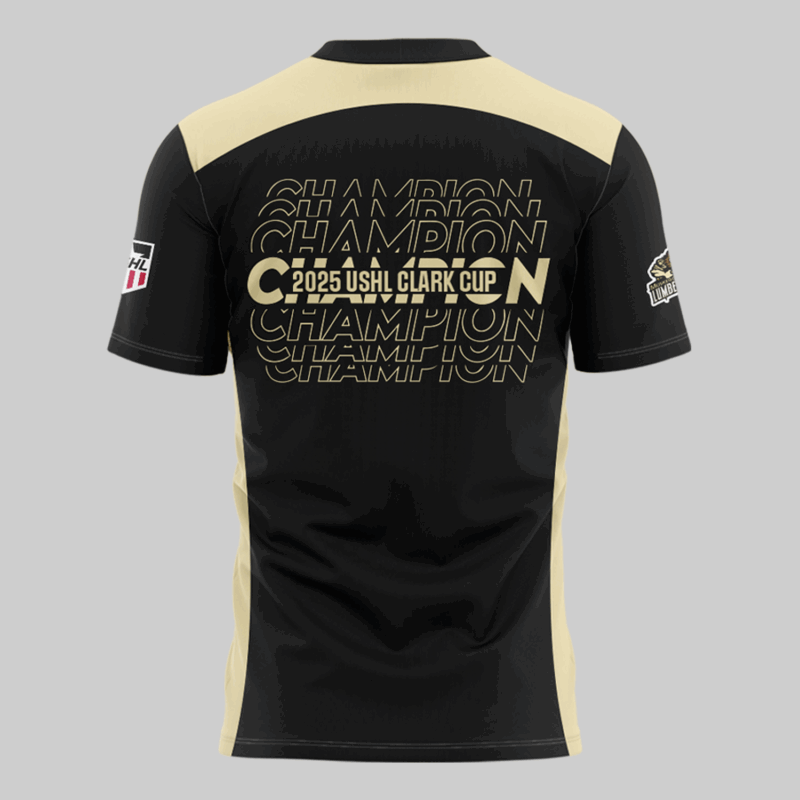 Special New T-Shirt Muskegon Lumberjacks Clark Cup Champions 2025 For Fans - Image 3