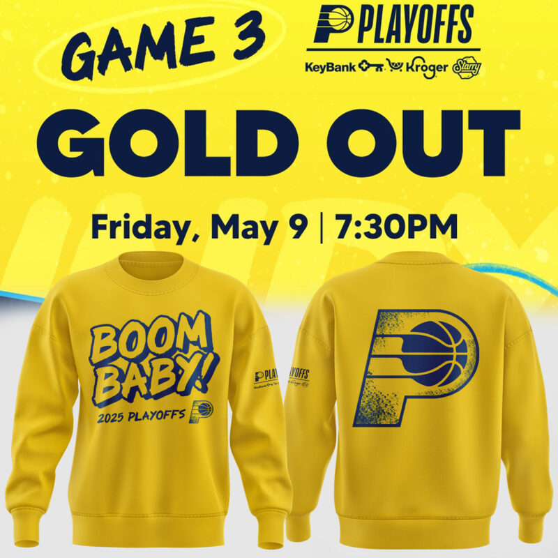 Special New Indiana Pacers Boom Baby Sweat 2025