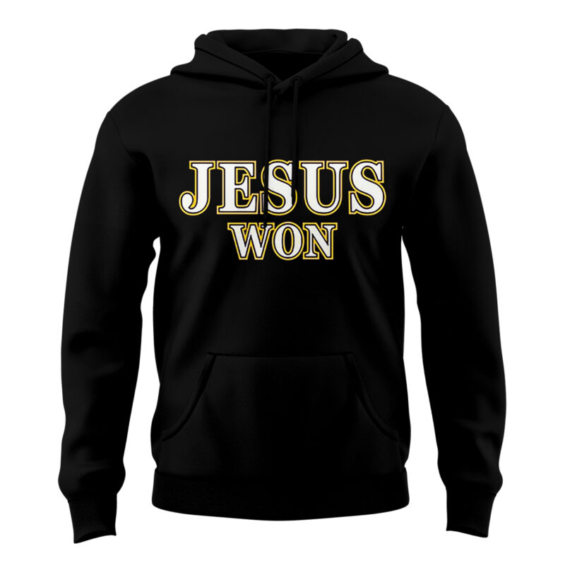 LSU Basketball Jesus Won - Black Hoodie l Limited Edition. - Image 2